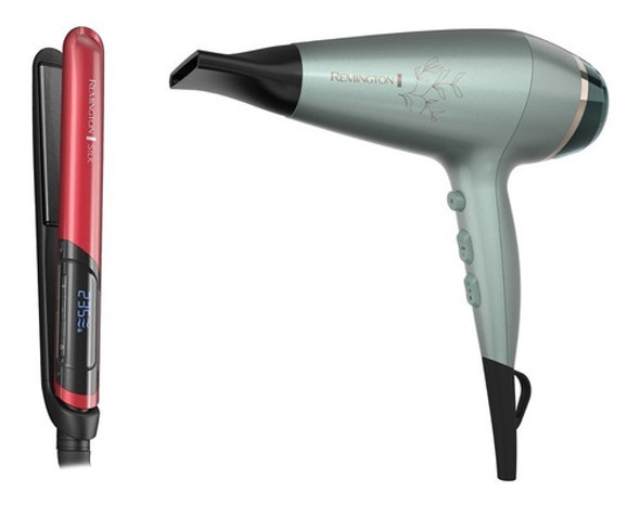 Combo Remington Planchita S9600 + Secador De Pelo D27a 0