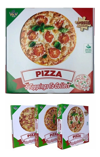 Juego Puzzle Pizza Margarita 300 Piezas Ywow Brands Febo 0
