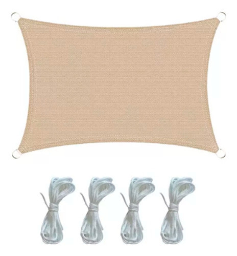 Rectangulo Toldo Vela Liviana Sombra  Jardin Pileta 3x4 0