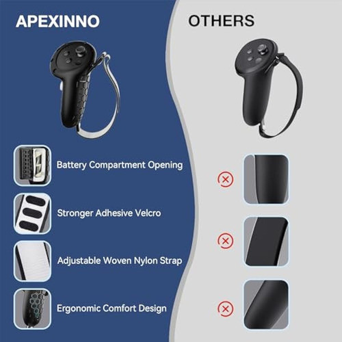 Apexinno Funda De Agarre Para Controlador Vr Para 1