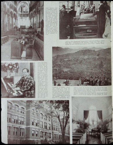 Antiguo Catálogo Hammond Organ. Año 1950. 23134 1