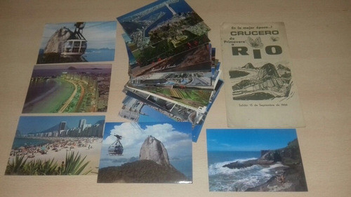 $3150 Por El Total De Lote 27 Postales De Brasil + 1 Folleto 0