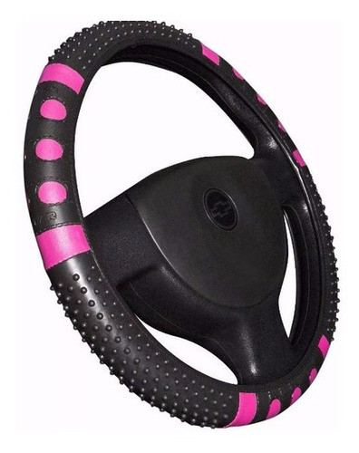 Capa Para Volante Cor Rosa Para Fiesta 2009 0