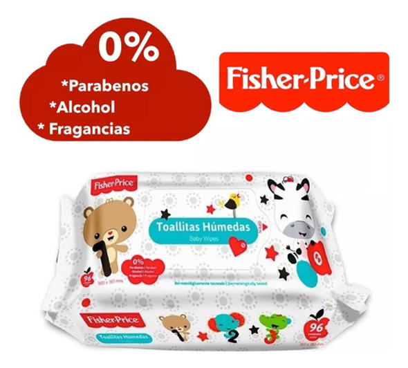 Toallitas Húmedas Bebé Paquete 48 Unidades X3 Fisher Price 1