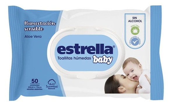 Toallitas Humedas Estrella Baby Sensible X 50u - Pack Por 3 1 Toallitas Humedas Estrella Baby Sensible X 50u - Pack Por 3 1