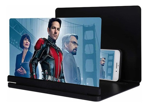 Proyector De Pantalla  En 3d Para Celulares 26 X 13 Cm Xxx 0