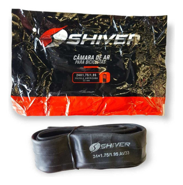Camara De Ar Shiver Aro 24 Bico Grosso Bicicleta 0