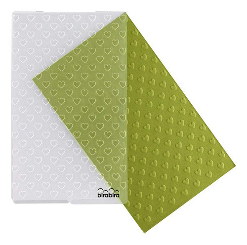 Plantilla Para Gofrado De Papel Tarjeta 76x127mm-corazones 0