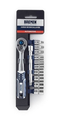 Juego De Tubos 12 Piezas Encastre 1/4 Bremen 6656 0