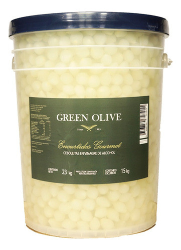 Cebollitas En Vinagre X 15 Kg. Esc. Balde 0