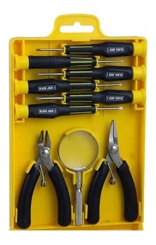 Destornilladores Pinza Alicate Kit Electronica 9 Pcs Crv 1