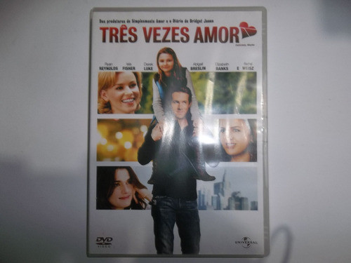 Dvd Três Vezes Amor Ryan Reynolds 0