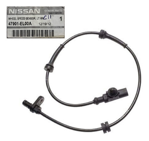 Nissan Versa Tiida C11 - Sensor Abs Trasero Izq Original 0