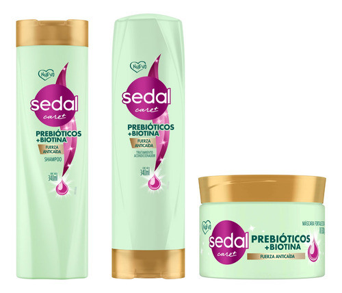 Sedal Combo Prebiotico + Biotina, Shampoo, Acond Y Mascara 0