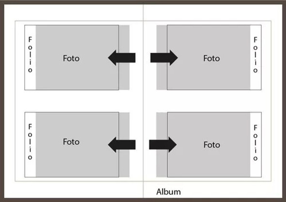 Álbum Liso P/200 Fotos 13x18cm Pack X 6 Unidades (pp57200/l) 1