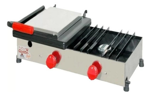 Plancha Chivetera Progas A Gas Pr353 C/ Prensa Y Hornalla 0