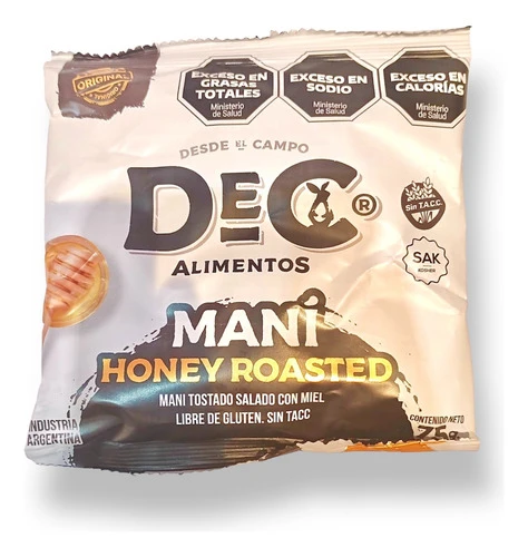 Mani Honey Roasted 75g Promo Pack X5u +barata La Golosineria 0