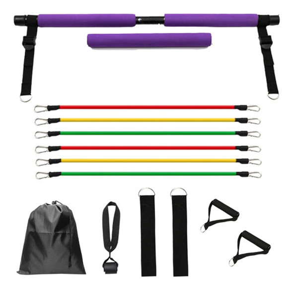 Ez Peach Kit De Barra De Pilates Portátil Mejorado Con Banda 0 Ez Peach Kit De Barra De Pilates Portátil Mejorado Con Banda 0