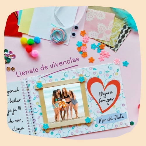 Kit Arte Crea Scrapbook - Juego Didáctico Artístico Infantil 1