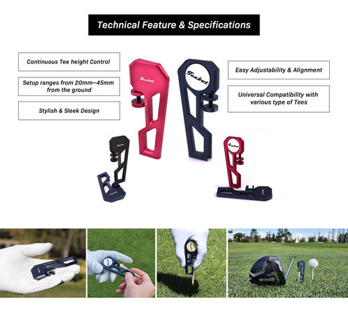 Teebot Accesorio Golf Premium P/configuracion Altura Tees P 1