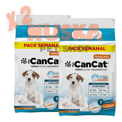 Cancat Paños Premium X 7 (60x60 Cms) 2 Unidades Educativos 0