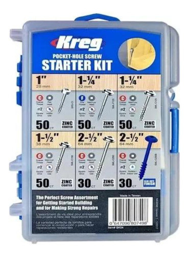 Kreg Kit Tornillos De Iniciación Sk04-int 102231 0