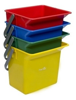 Balde Plástico De 6 Litros Colores - Equilimp 1