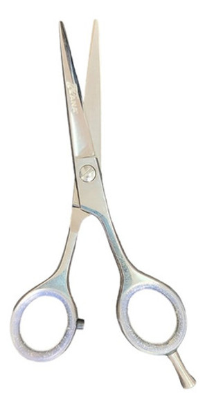 Tesoura De Cortar Cabelo Fio Navalha Prata 5,0 Cod 006 1