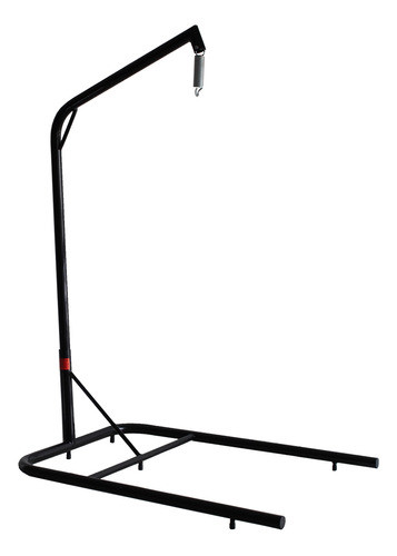 Suporte Para Balanço Suspenso Com Mola E Mosquetão Preto 0