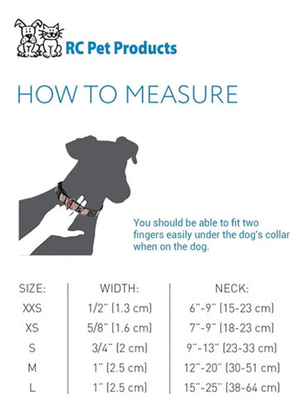 Rc Pets 3/4  Collar De Clip Ajustable Para Perros, Pequeño, 1