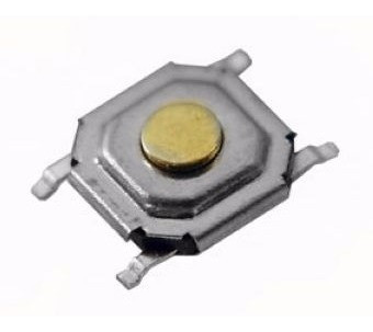 Pulsador Tact Switch Smd 5x5x1,6mm De Alto X 10 Un. 0