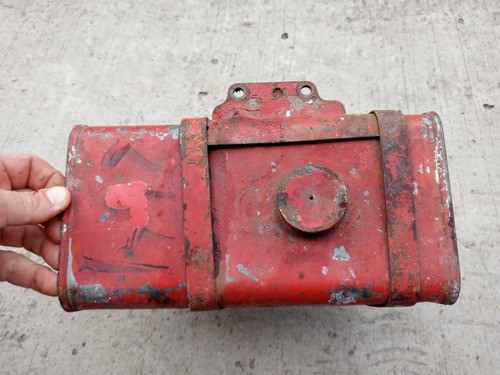 Antiguo Tanque Deposito De Chapa Con Filtro De Vidrio 1