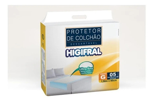 Kit C/ 2 Protetor De Colchão Lençol Geriatrico Higifral G 0