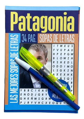 Pack X 10 Revistas Sopas De Letras Con Resaltador Y Birome 1