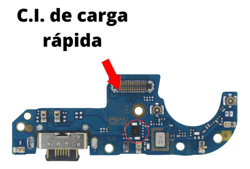 Placa Flex Carga Conector Microfon Compatível Moto G42 Turbo 1