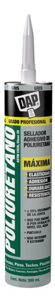 Dap Cartucho Poliuretano Gris X 300 0 Dap Cartucho Poliuretano Gris X 300 0