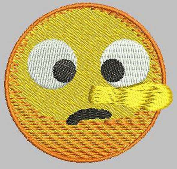 Matrices De Bordado: Emoji Mentiroso 0