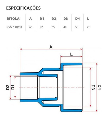 Adaptador P/ Máquina De Lavar Louça 26011078 - Tigre 1