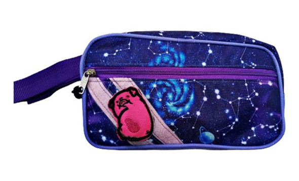 Riñonera Tactica Violeta Con Parche Fitness Gym 0