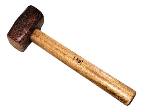 Maza De Cobre Con Cabo De Madera 1 Kg 0