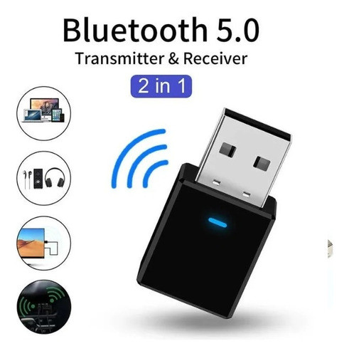 Transmisor Y Receptor Bluetooth Audio 2 En 1 Mini Plug 1