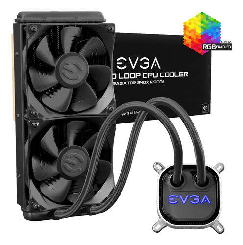 Fan Ventilador Evga Clc 240 Liquido Rgb Led Tranza 0