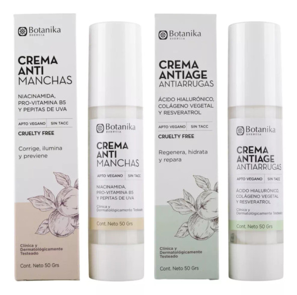 Botanika Natier Anti-Stain & Anti-Aging Cream Kit – Wrinkle & Age Spot Treatment, Natural Skincare