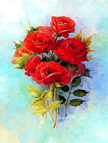 Pintura Por Diamantes 4 X 30x40cm Kit Completo [7z9wcxzq] 0