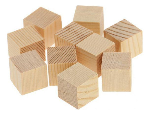 Pacote De 5 X 5-42 Blocos De Cubos De Madeira, Quebra-cabeça 0