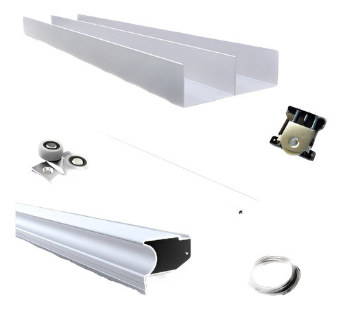 Kit Frente De Placard Hafele 2 Metros Reforzado Premium 1