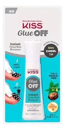 Kiss Glue Off Removedor Instantáneo De Uñas Postizas 0