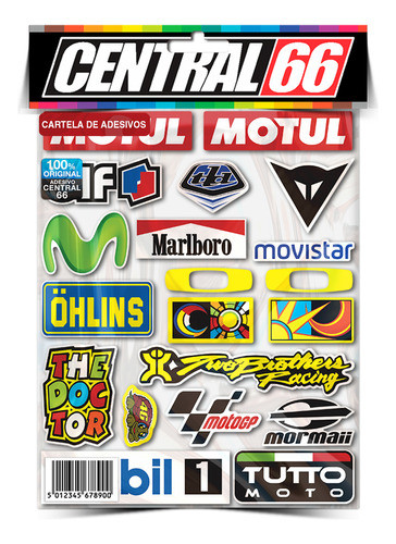 Kit Adesivos Patrocinios M04 Bee Bee 2016 0