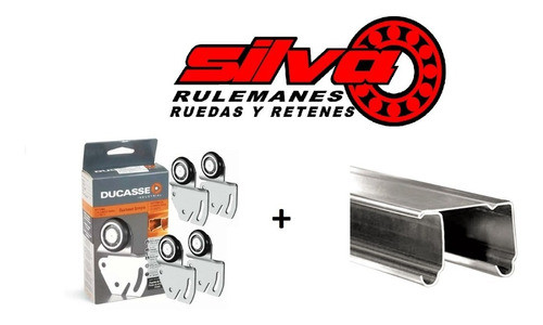 Ruedas Para Puertas De Closet Y Placares 30kg 1