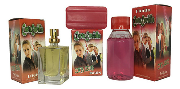 Combo Fluido Jabon Aroma Atomizador Corta Envidia Pai Joao 0